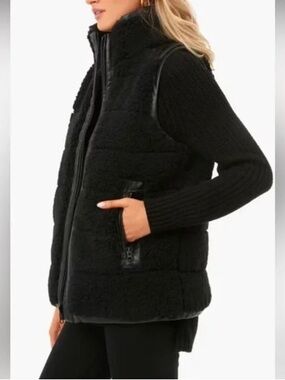 Tuckernuck Leather and Shearling Reversible Beckham Vest